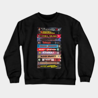 SCHRAB HOME VIDEO STACK O'VHS Crewneck Sweatshirt